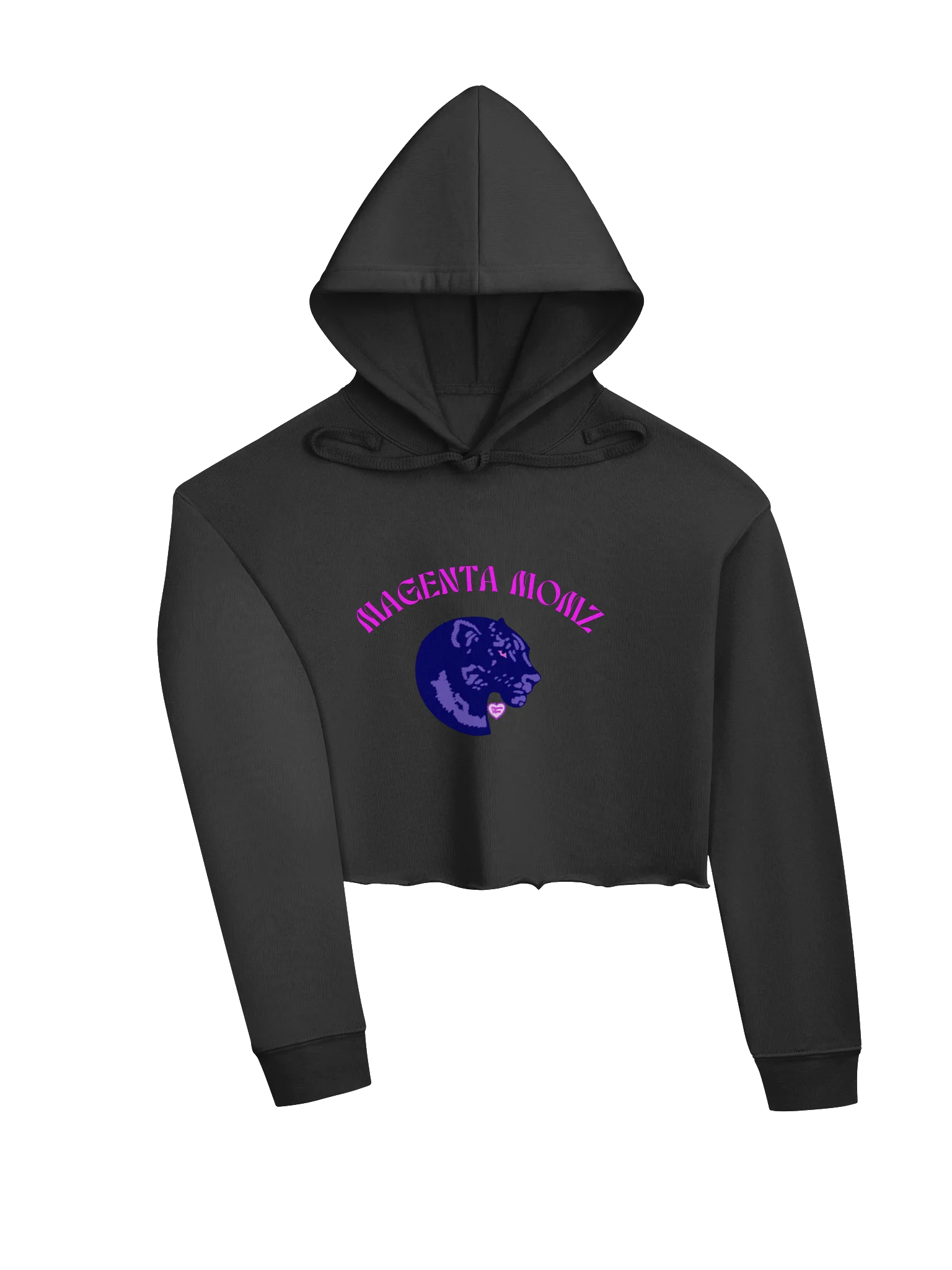 MAGENTA MOMZ PANTHER HEAD HOODIE product image (3)