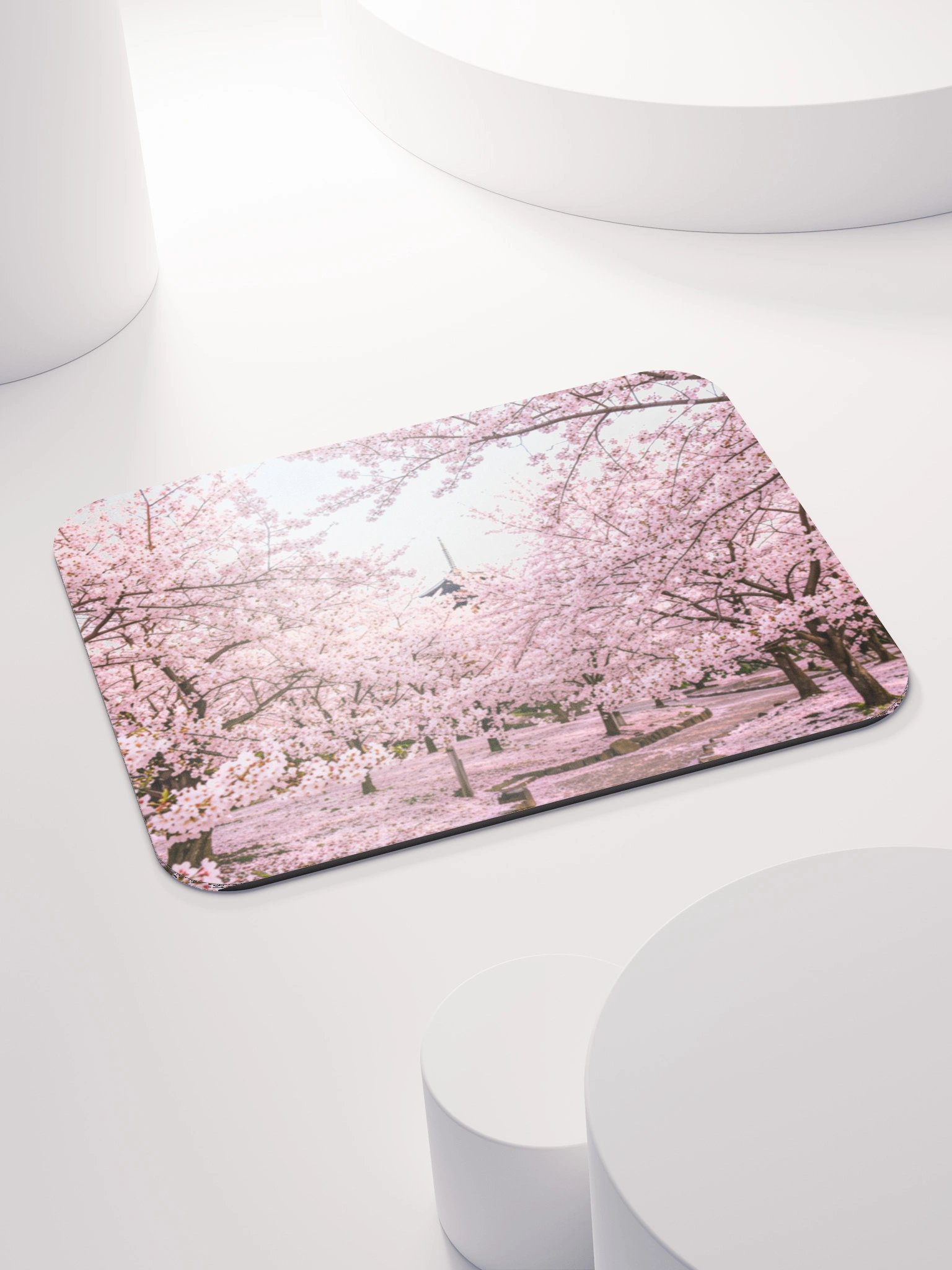 Cherry Blossom Classic Mouse Pad | Non-Slip Sakura Mousepad product image (4)