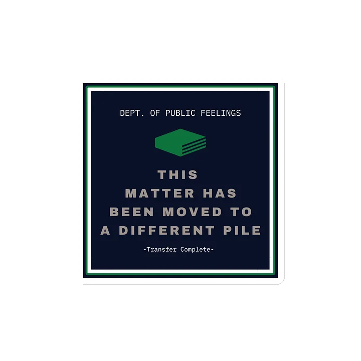 This Matter Has Been Moved to a Different Pile Magnet product image (2)