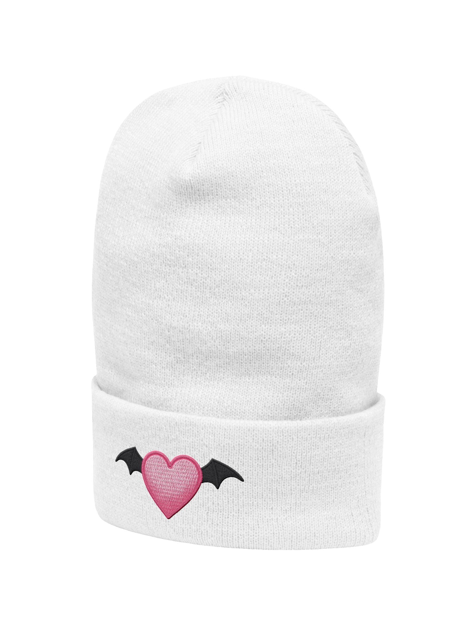 Bat Wing Heart Beanie 🖤💗 product image (2)
