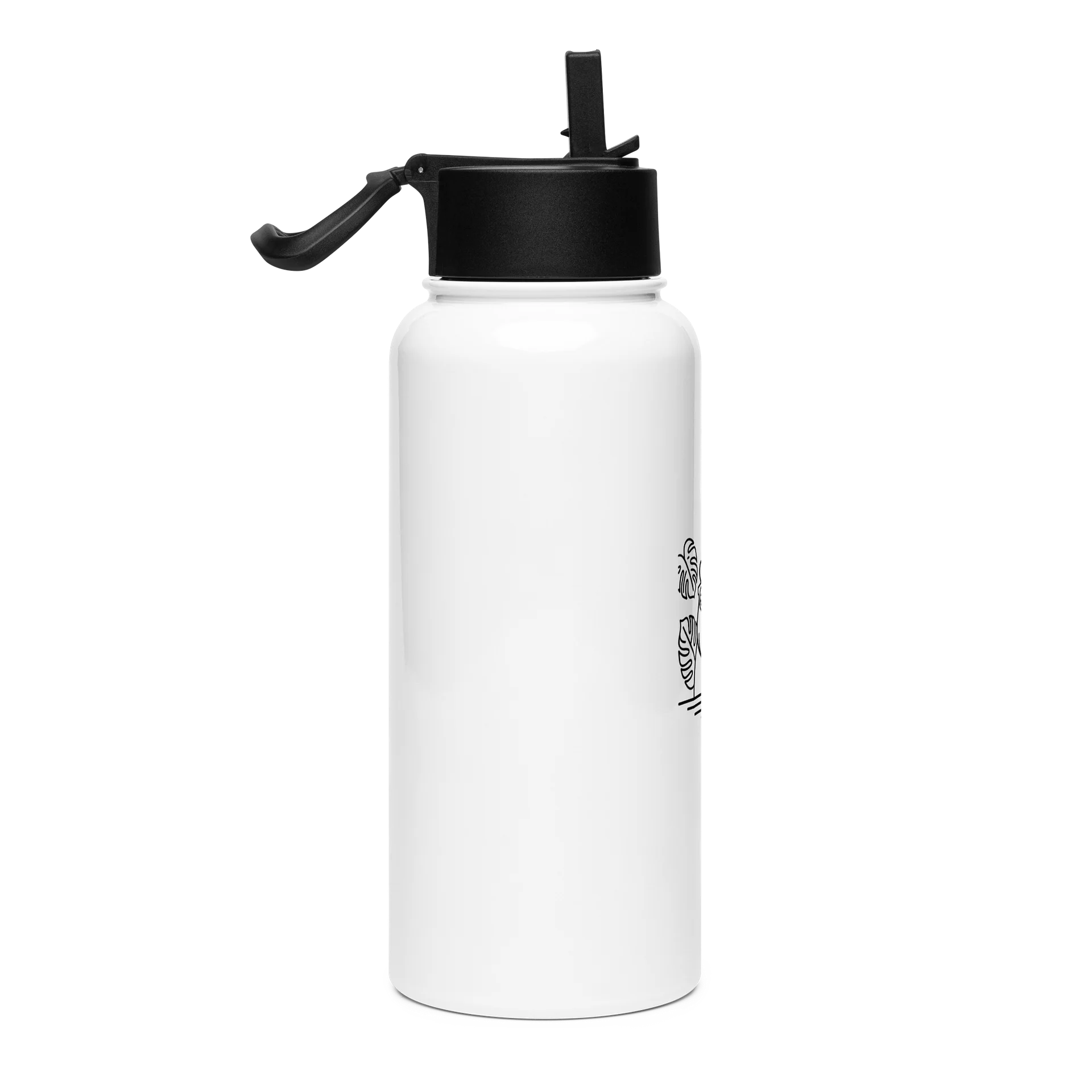 Quiet Tropics Water Bottle Stainless Steel Luxury Style Travel Bottle 32oz product image (4)