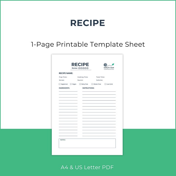 Recipe Template product image (1)