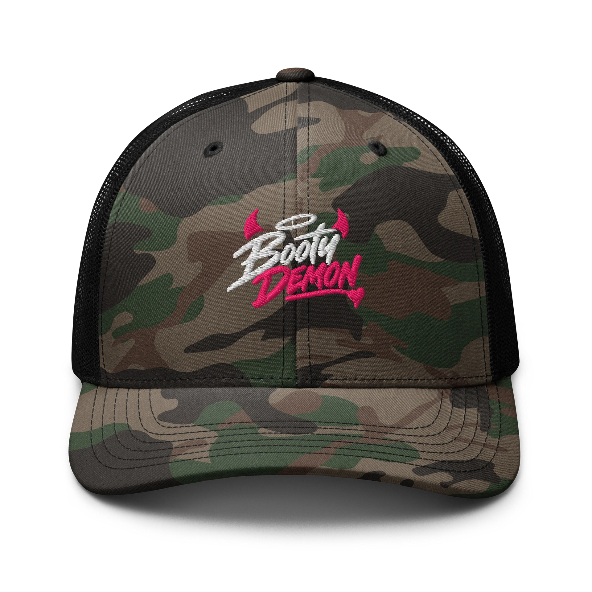 Booty Demon Camo 001 — Hers Pink Script product image (1)
