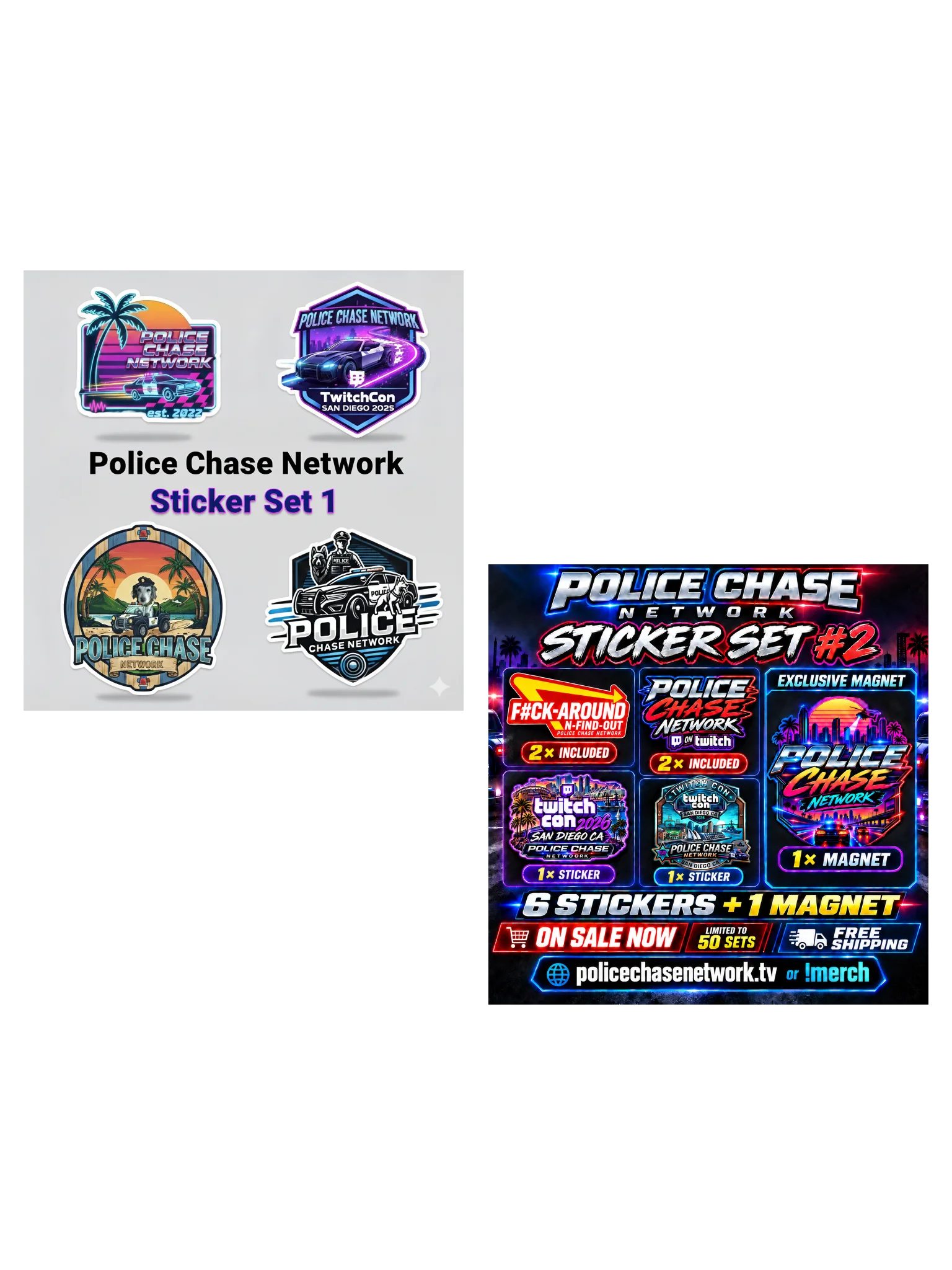 STICKER SET 1 + 2 + FREE SHIPPING product image (1)