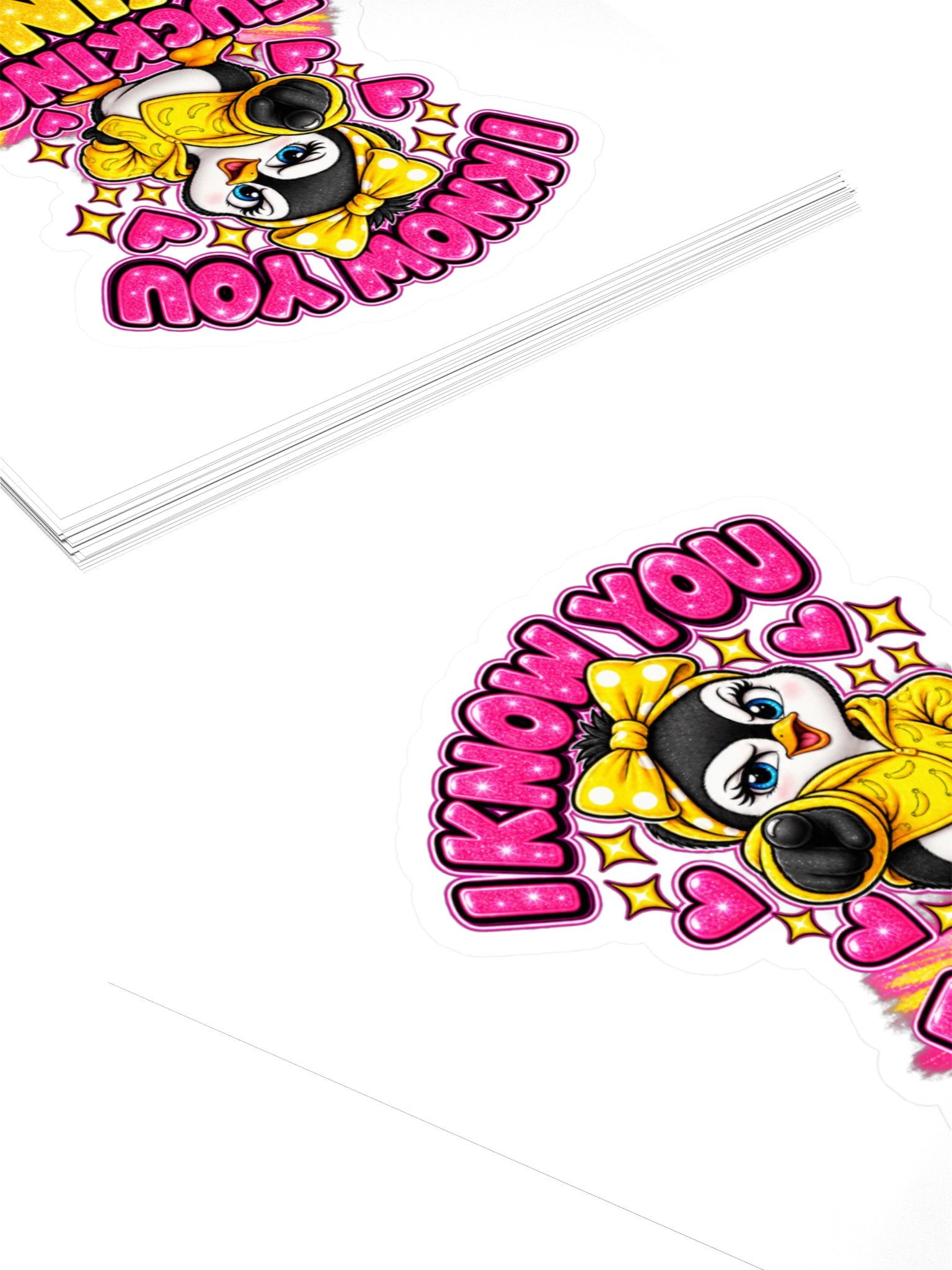 I Know You Fucking Lying Lulu Sticker product image (4)