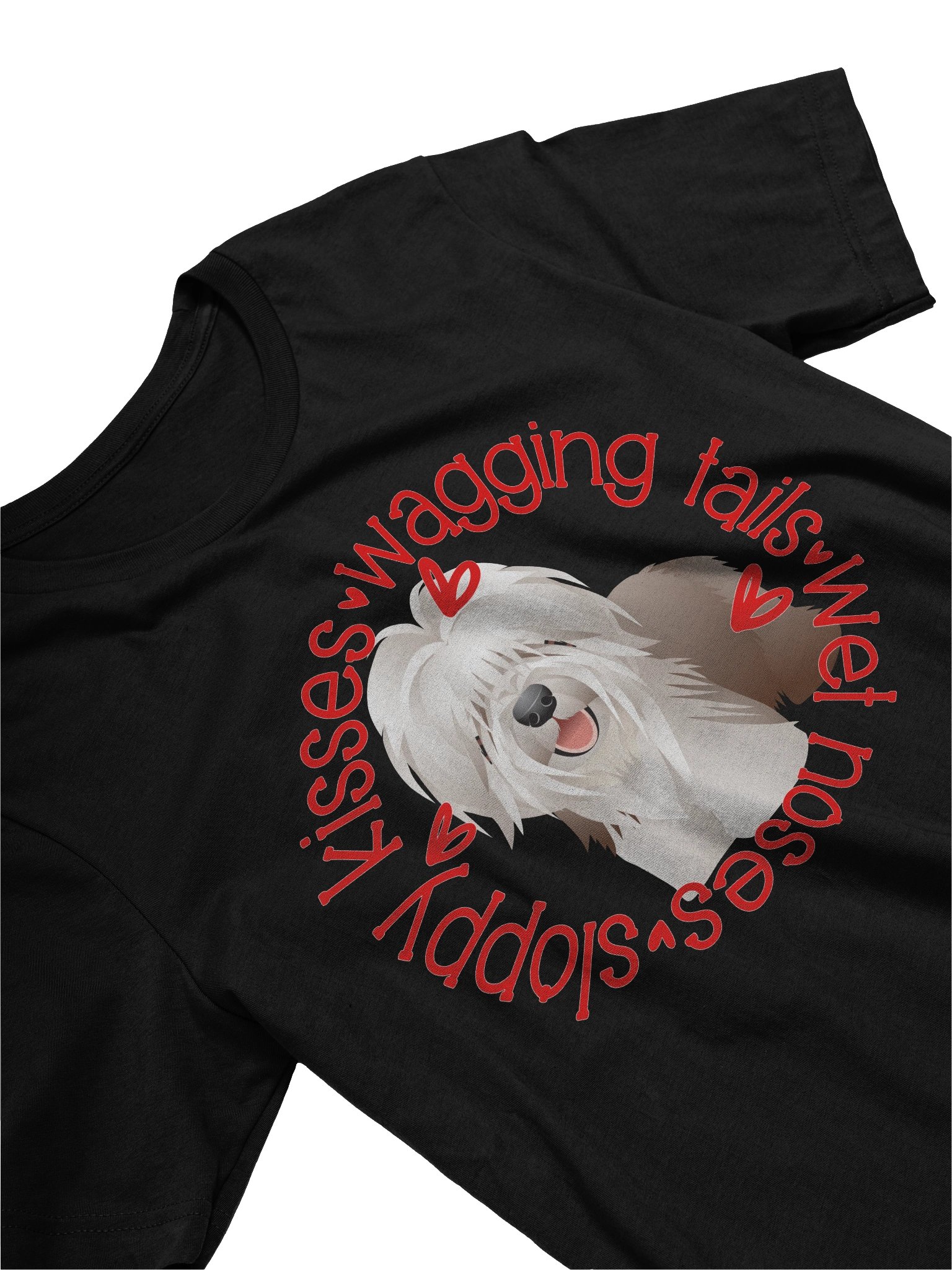 Sloppy Kisses Bearded Collie T product image (30)