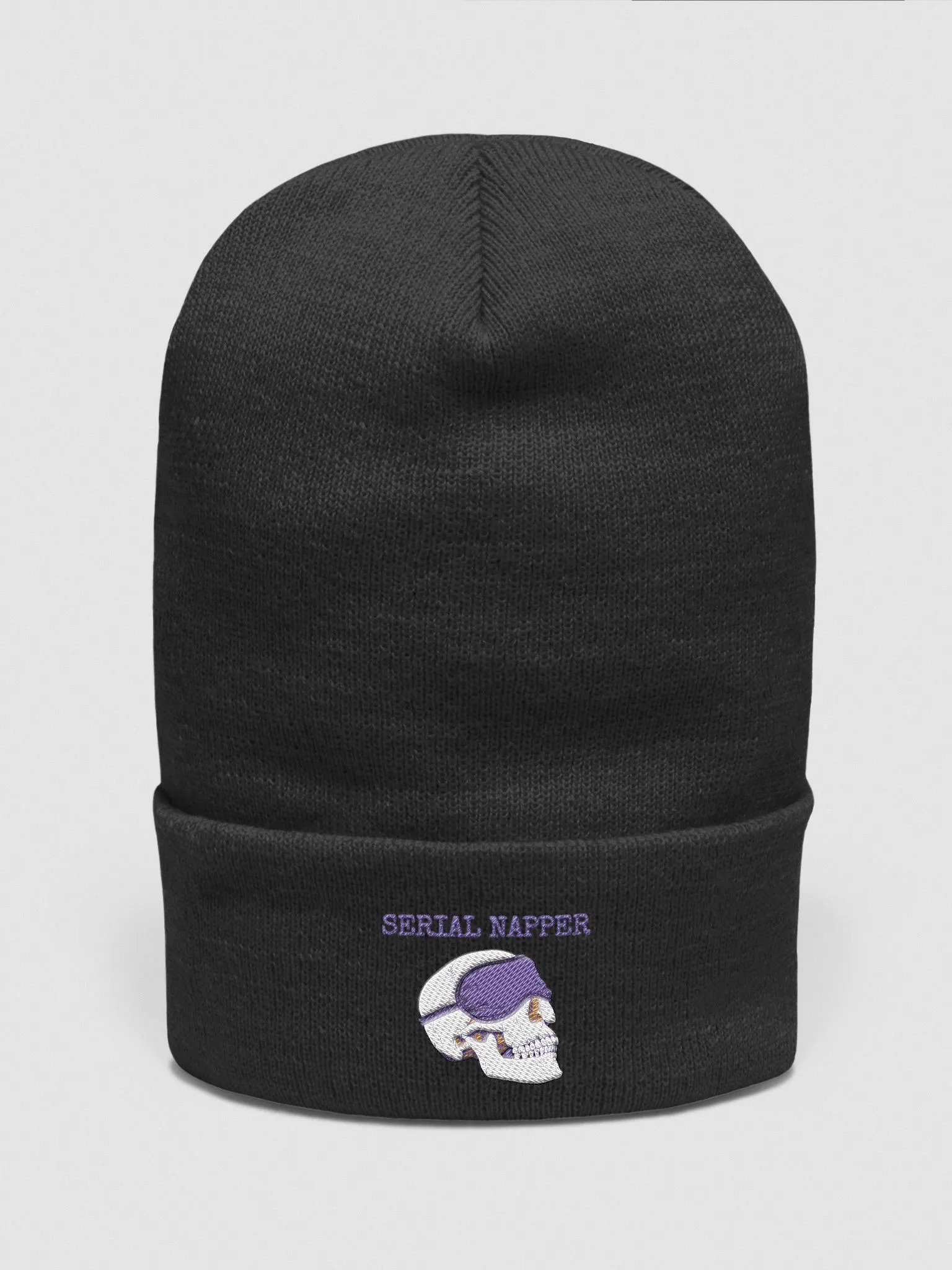 Serial Napper Sleepy Skully Beanie product image (1)