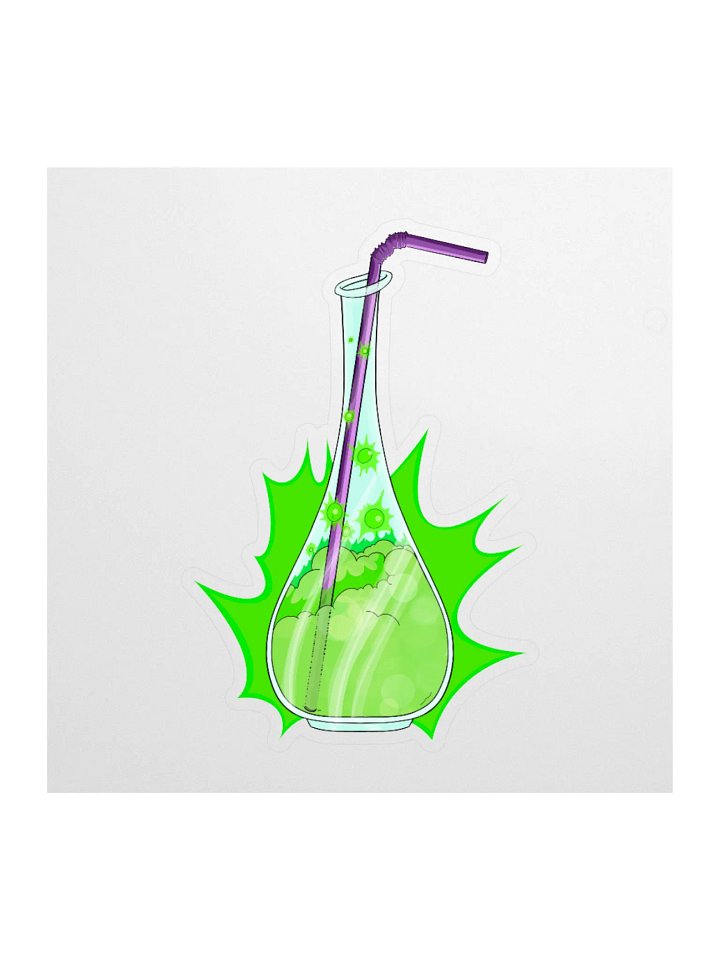 Matcha Beaker sticker product image (1)