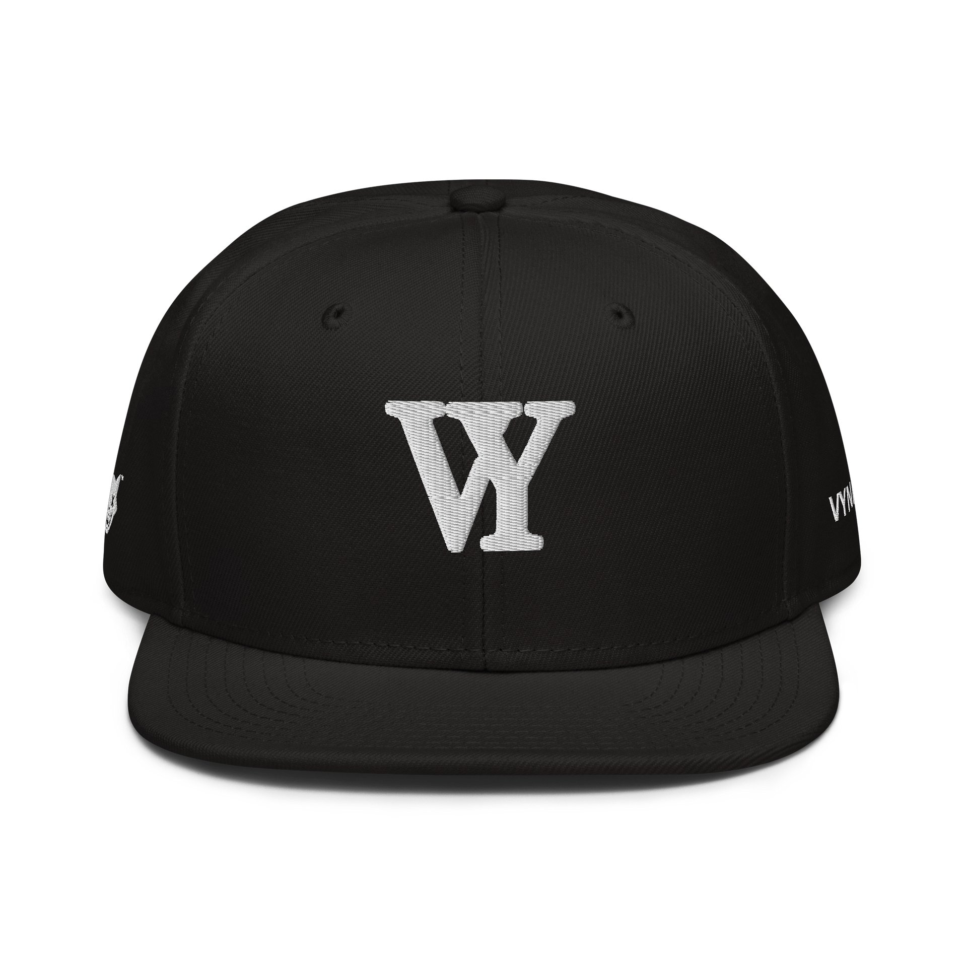 VY monogram Wool Blend Snapback Cap BLACK product image (1)