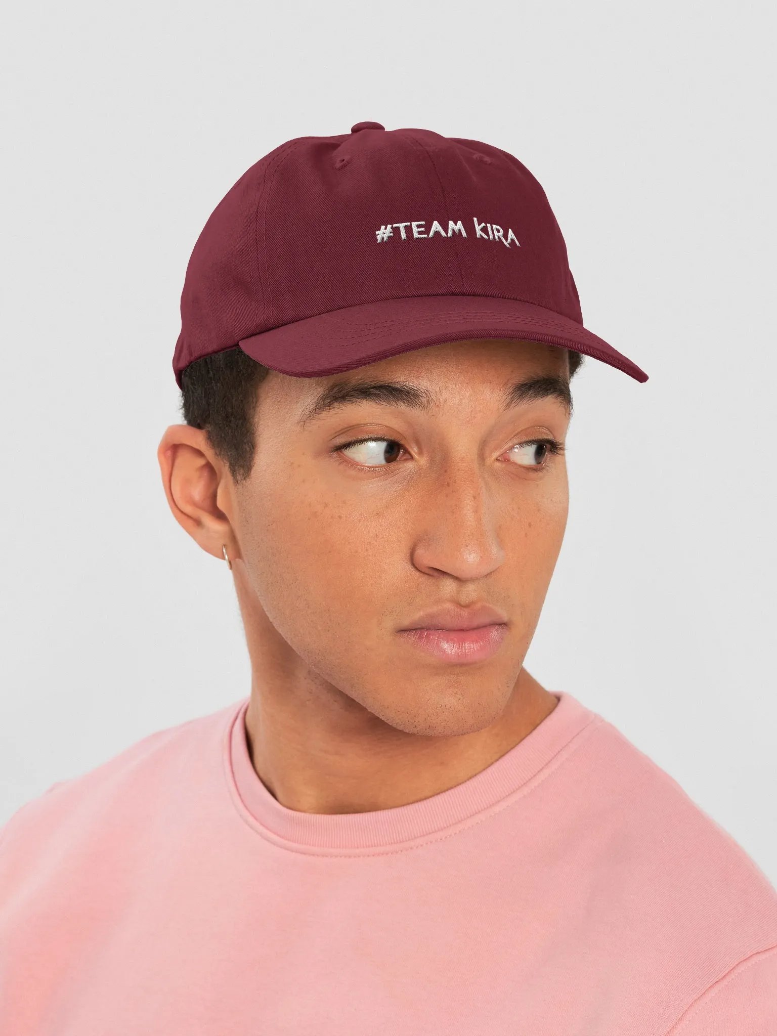 #team kira classic dad hat product image (2)