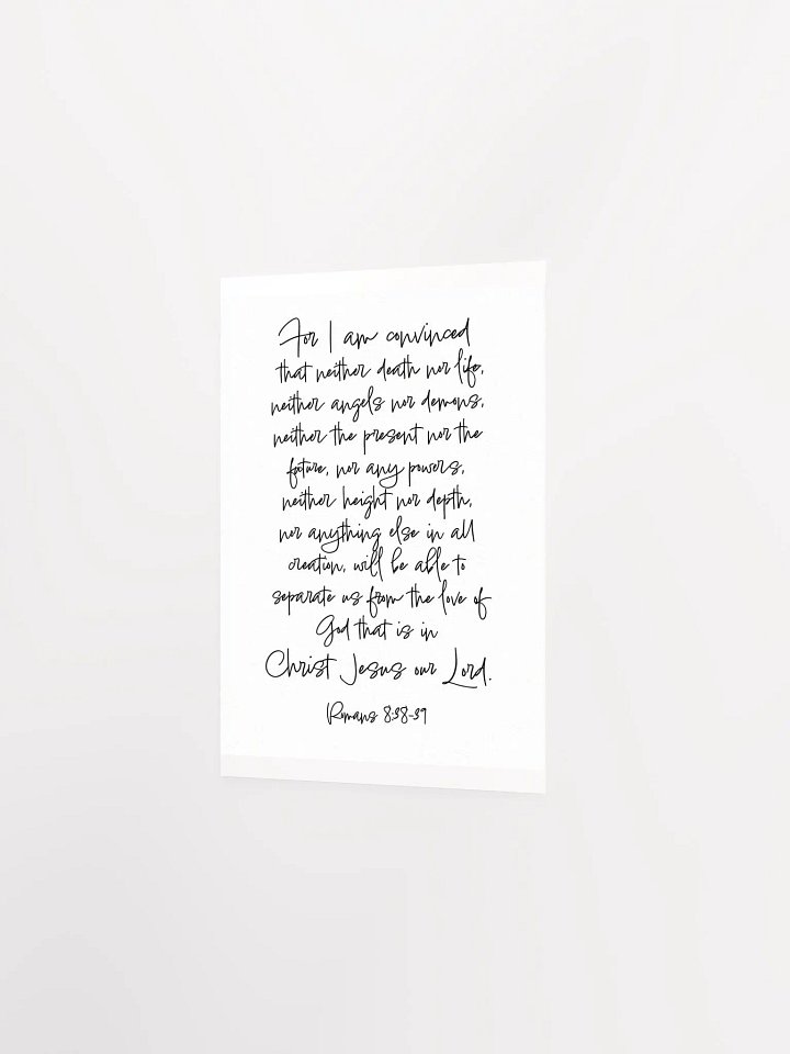 Nothing Can Separate us from the Love of God - Print product image (2)