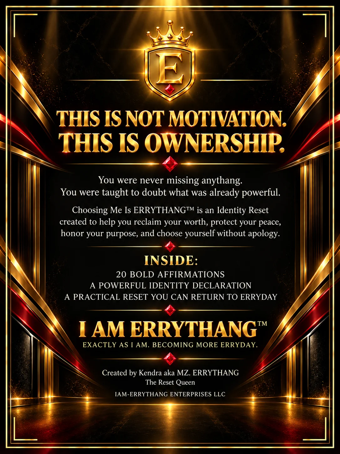 I AM ERRYTHANG™: Identity Reset Starter Edition — Choosing Me Is ERRYTHANG product image (2)