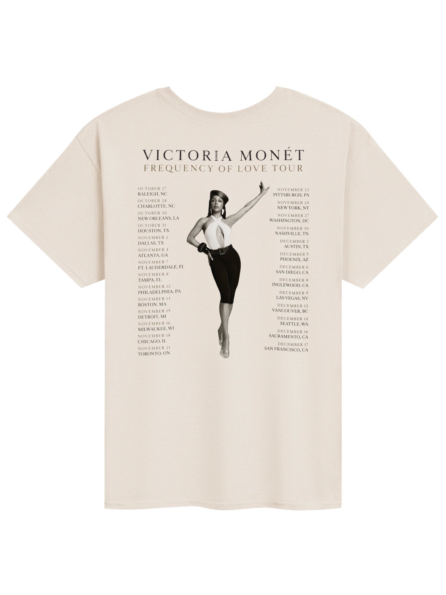 Victoria Monét Frequency Of Love Tour 2026 Merch T-Shirt product image (2)