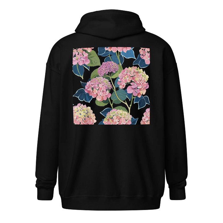 Hydrangea Harmony Zip Hoodie product image (8)