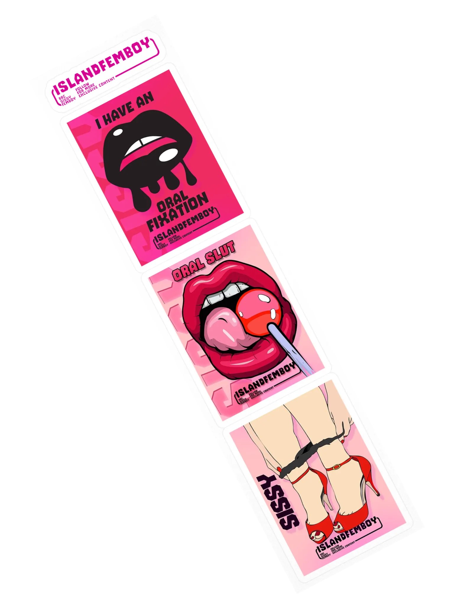 ISLANDFEMBOY : Sissy Sticker Pack : Femboy : Twink product image (3)