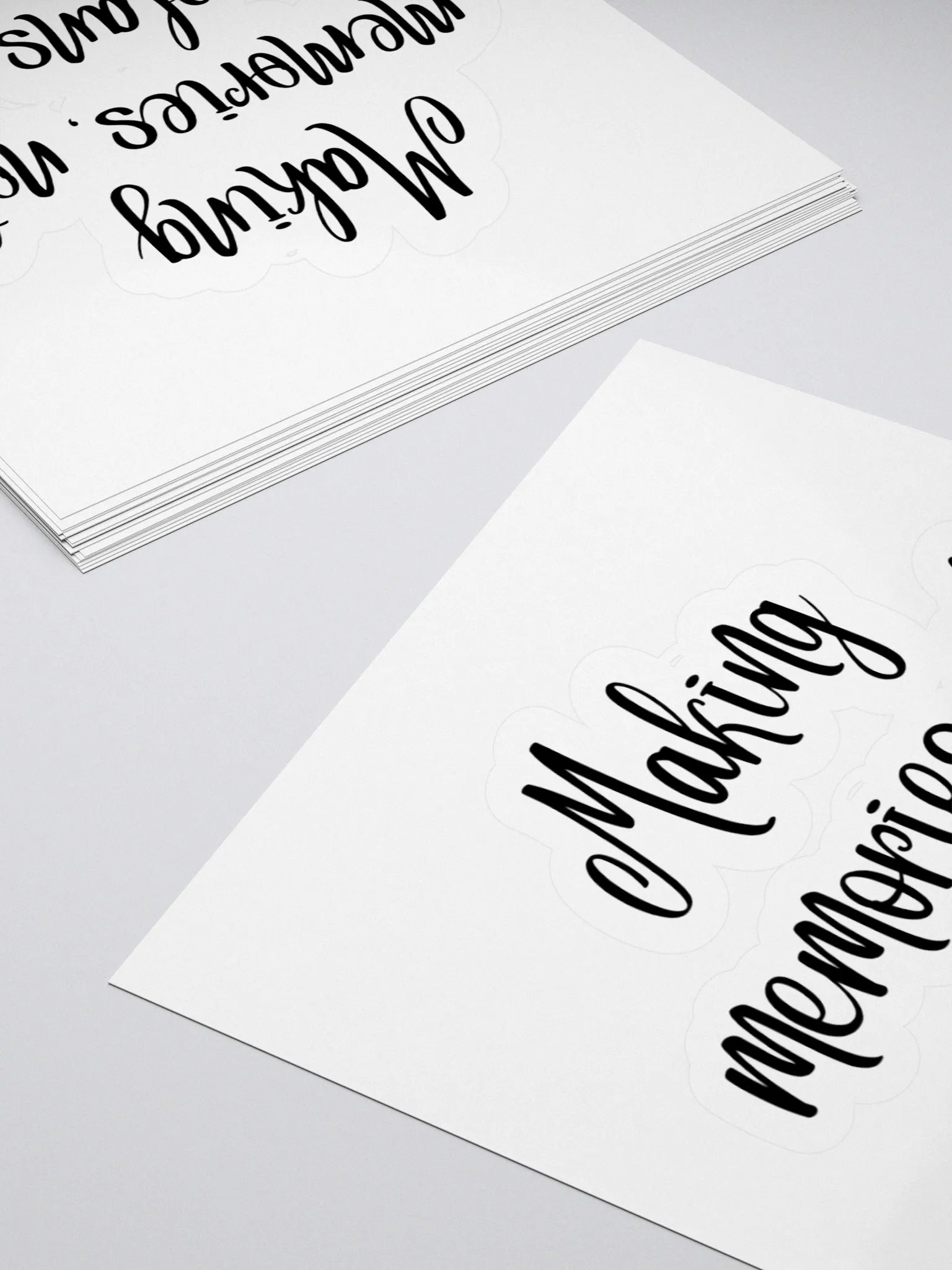 Making memories, not plans Sticker product image (10)