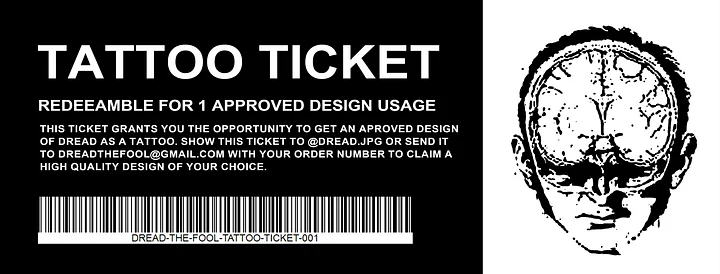 TATTOO TICKET - 1 USAGE product image (2)