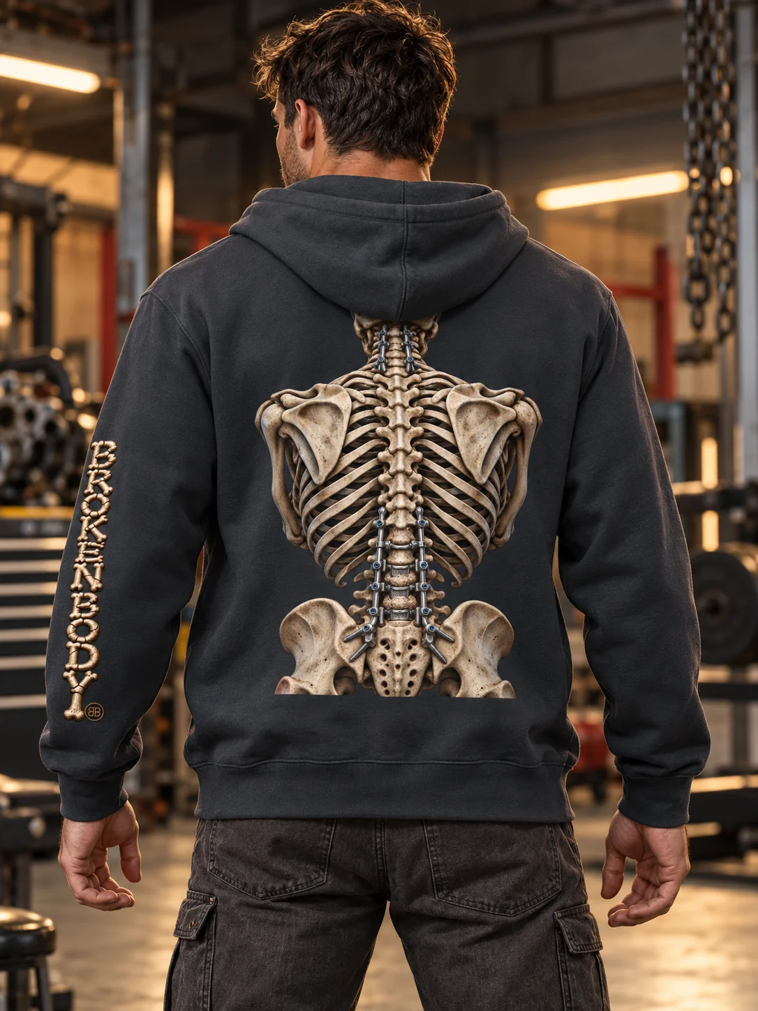 Spinal Surgery Hoodie — Aftermarket Parts Surgical Spine Zip-Up | Rebuild Shop product image (1)