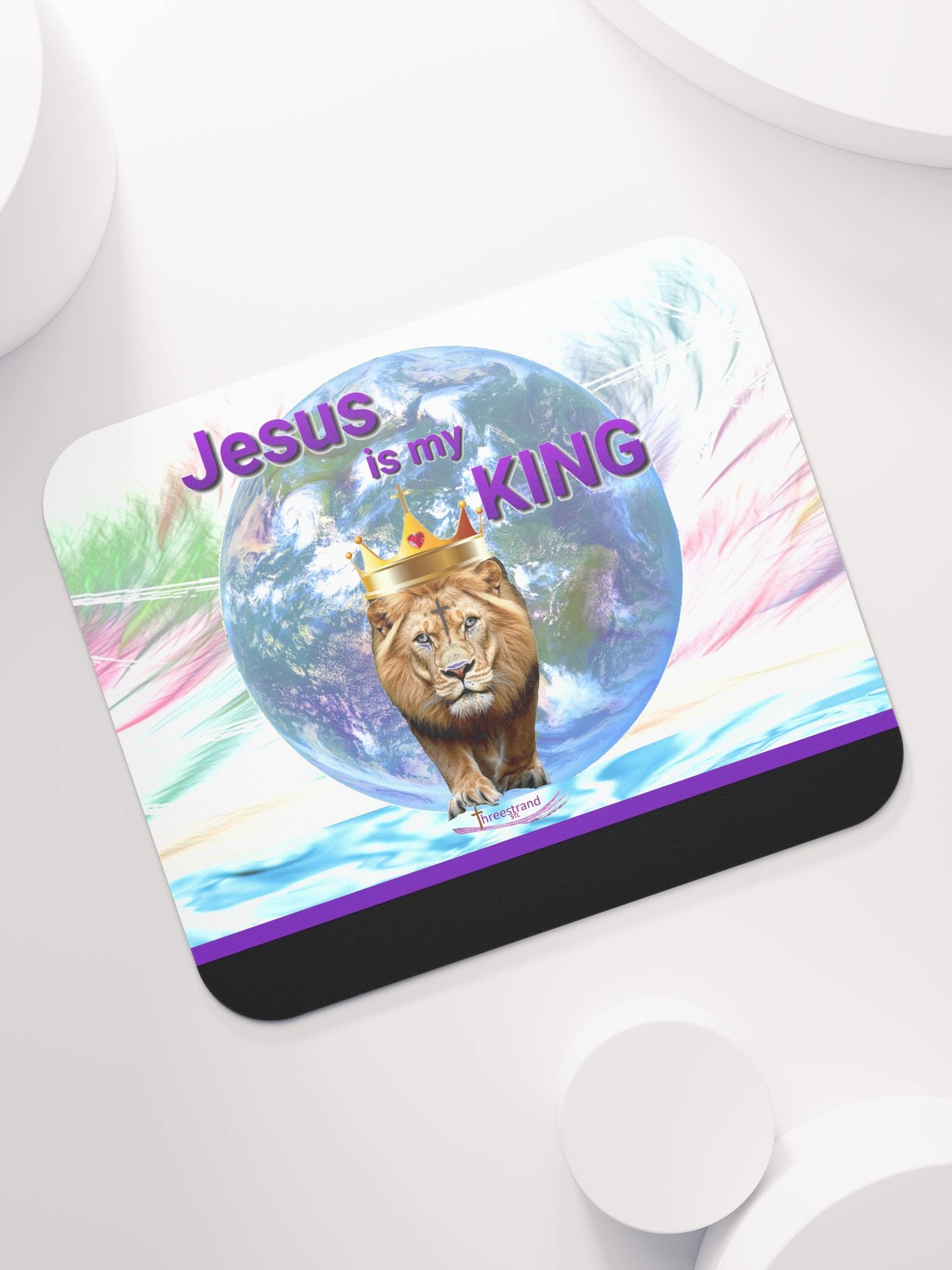 Jesus is my KING - Mouse Pad product image (7)