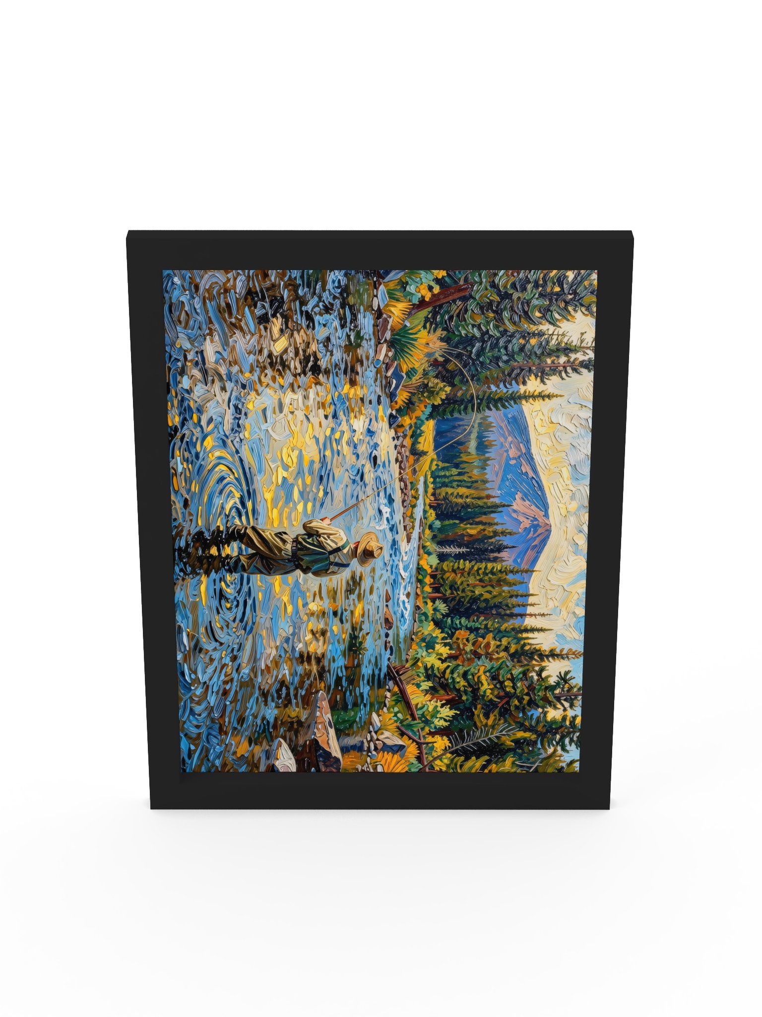 Fly Fishing at Dusk Framed Print product image (37)