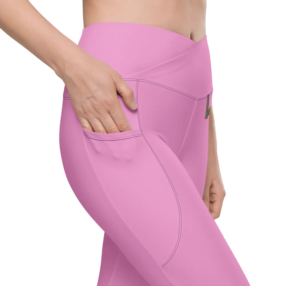 Sun-Kissed Crossover Leggings with Pockets product image (7)