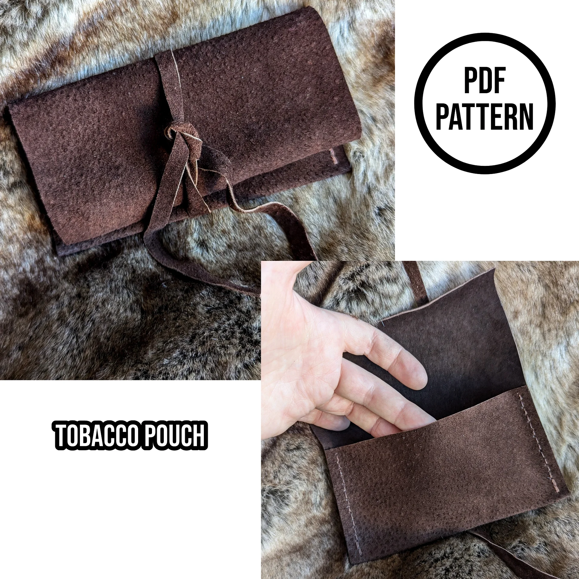 Aragorn Cosplay Belt Pattern (includes accessories!) - PDF Pattern for Leathercraft product image (6)