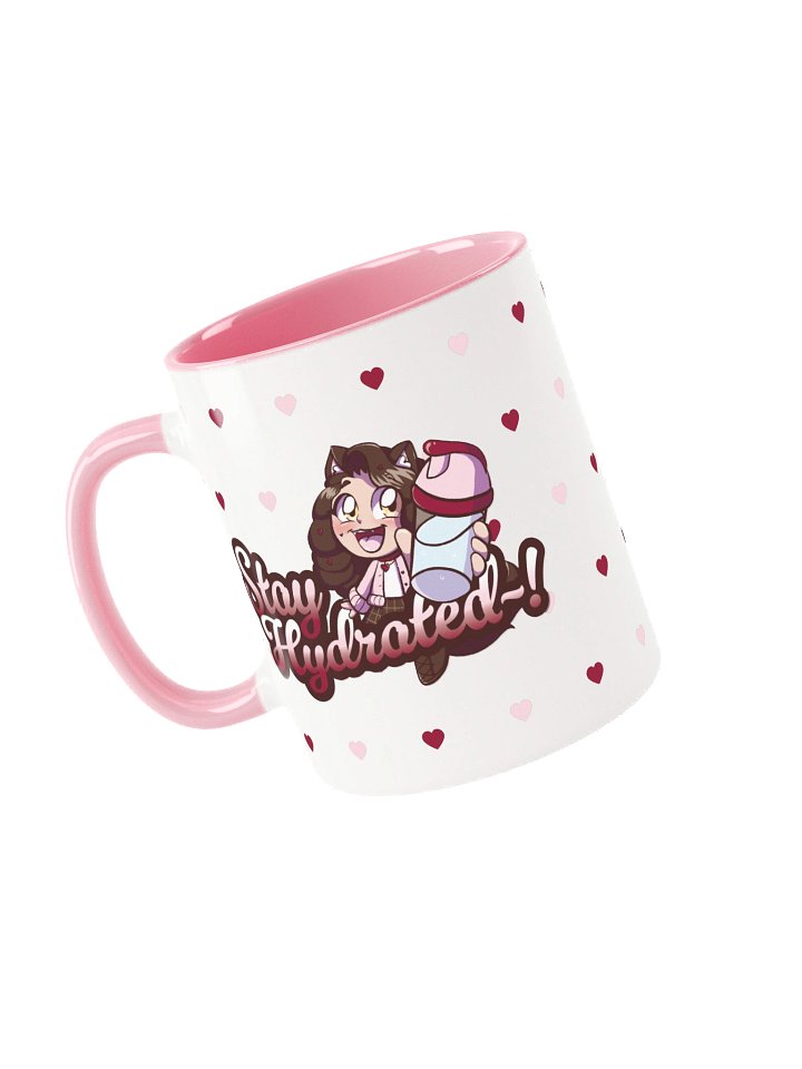 Stay Hydrated Heart Accent Mug product image (1)