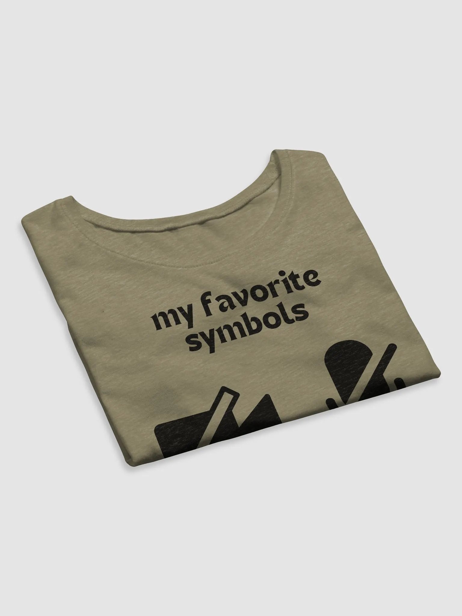 My Favorite Symbols Crop Tee product image (4)
