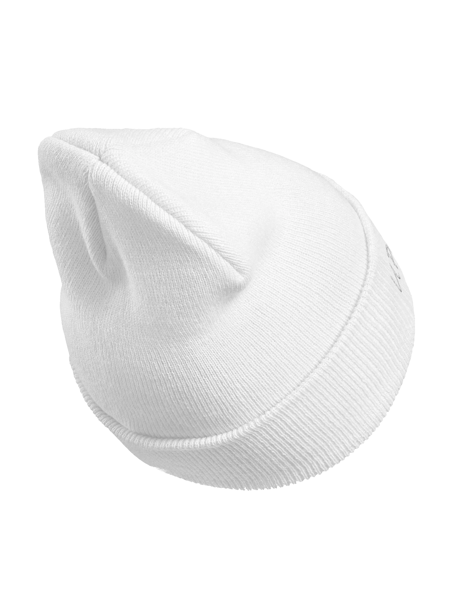 Upgrid White on White Beanie product image (10)