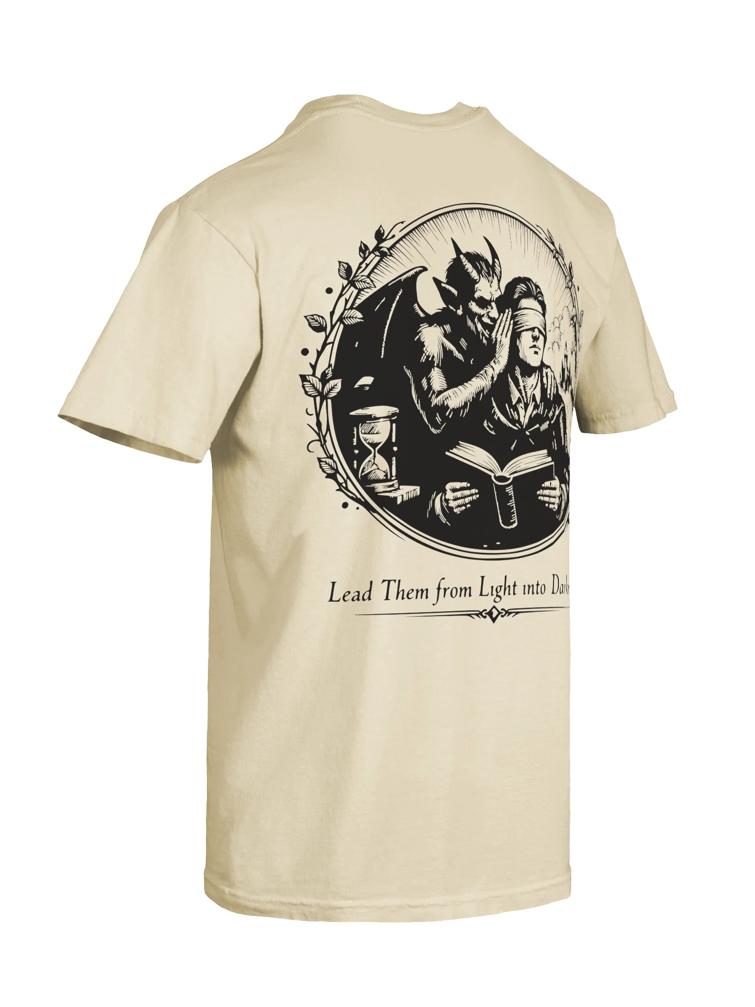 Blinded to the Light (Black on White/Color) (Back) product image (8)