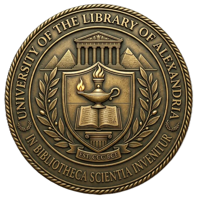 University of the Library of Alexandria degree parchment product image (3)