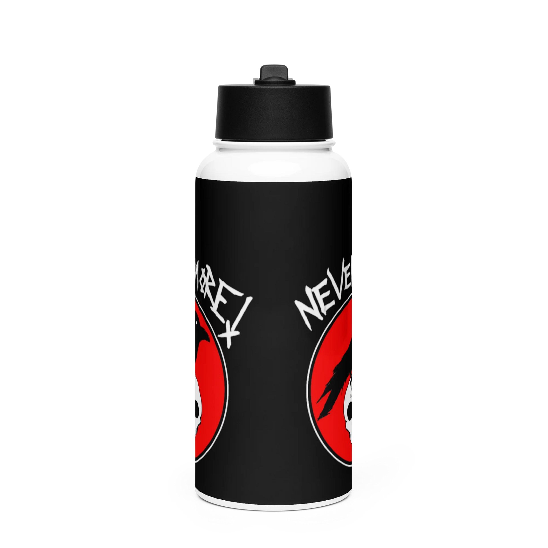 "Nevermore" Stainless Steel Water Bottle product image (1)