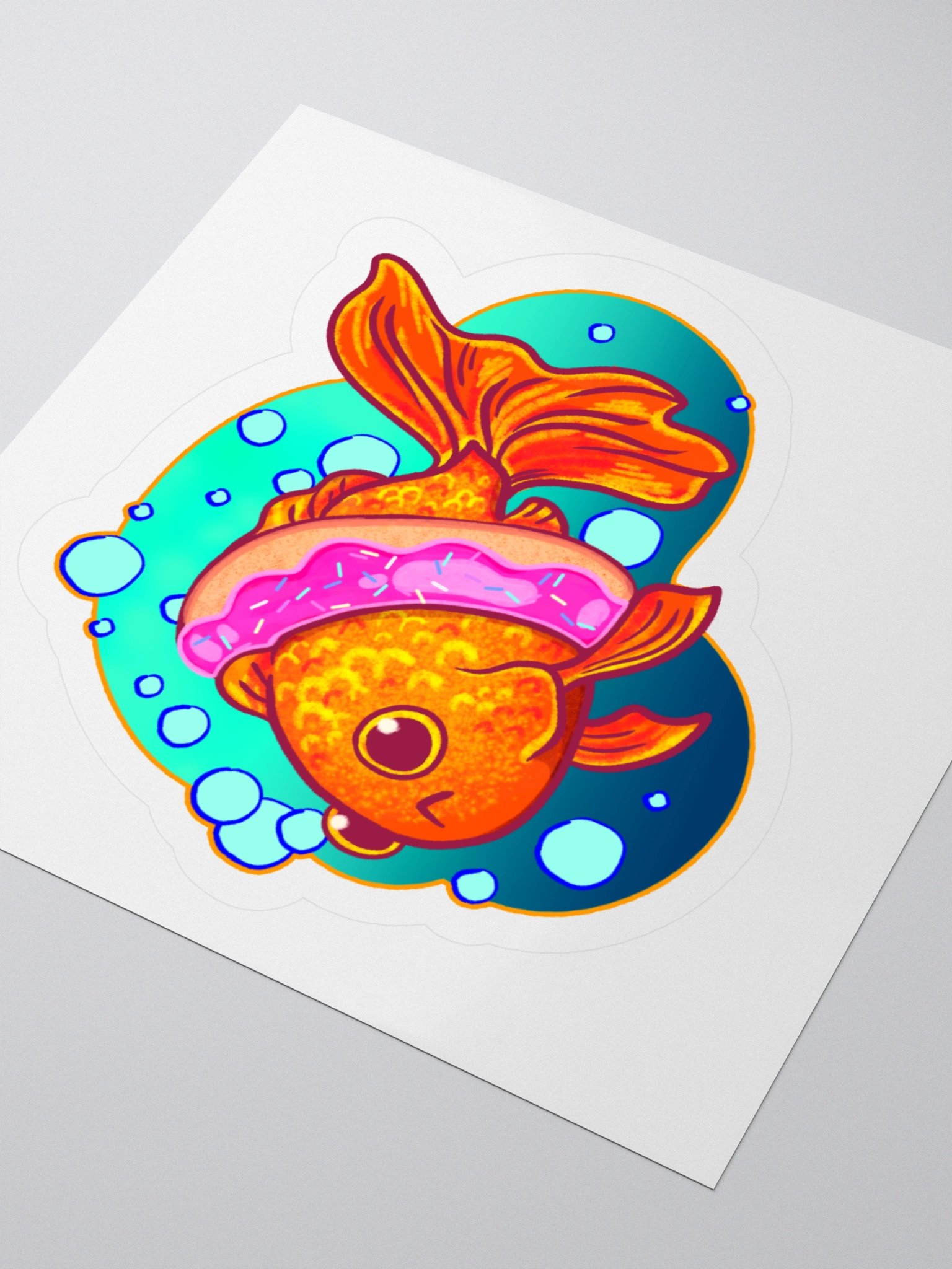 Donut Stop Swimming Sticker product image (7)