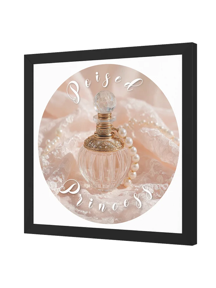 Poised Princess Jeweled Perfume Vanity — Framed Matte Posteres product image (16)
