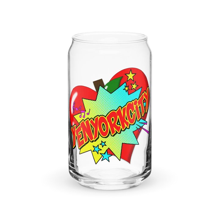 YenYorkCity Comic Logo Can Glass product image (1)