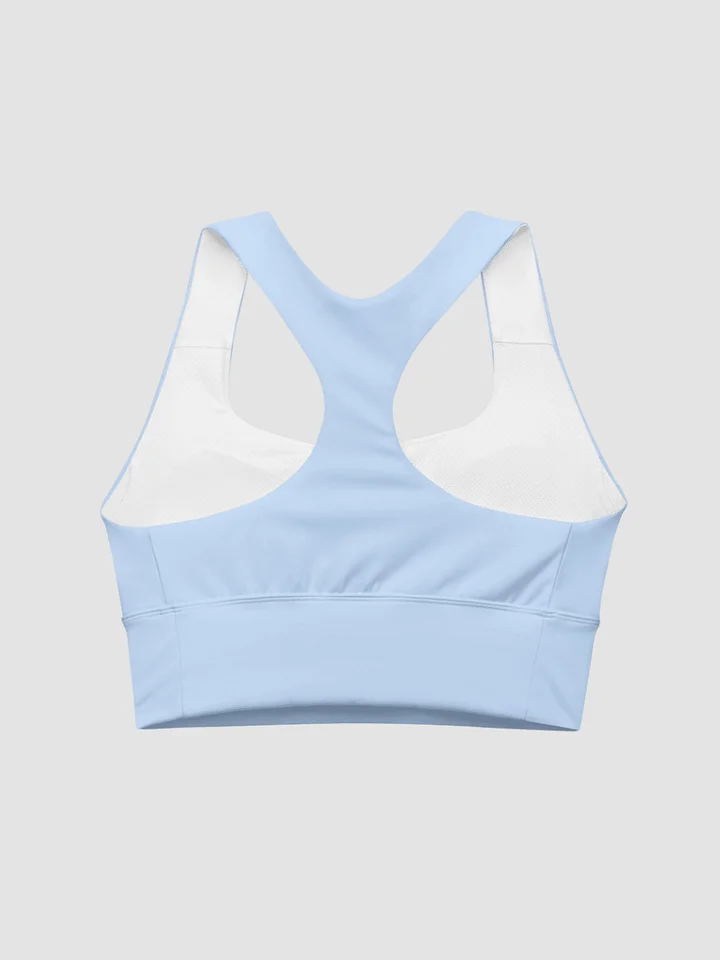 Longline Sports Bra - Light Blue product image (2)