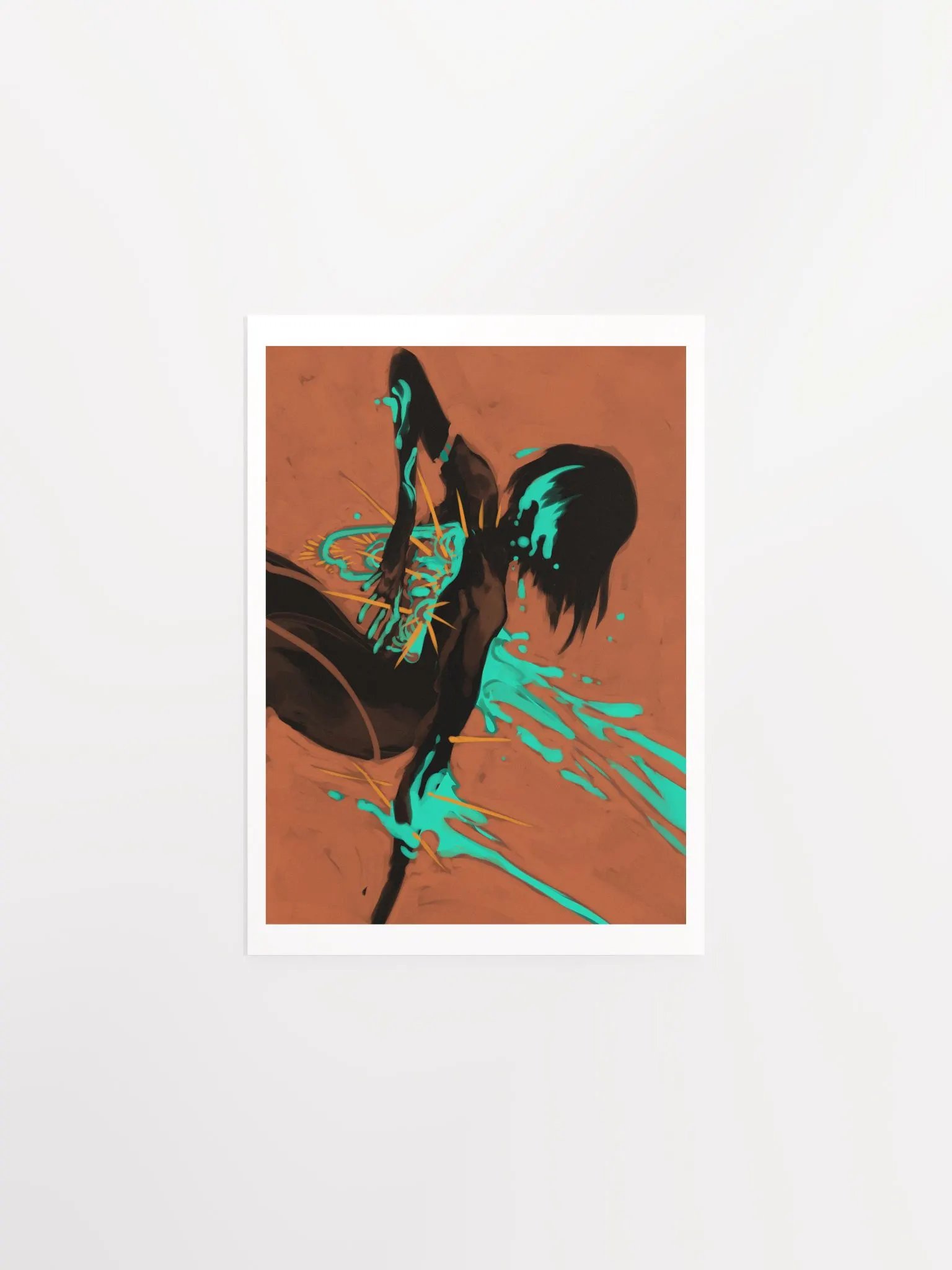 restless ghost 2024 - teal/red product image (2)