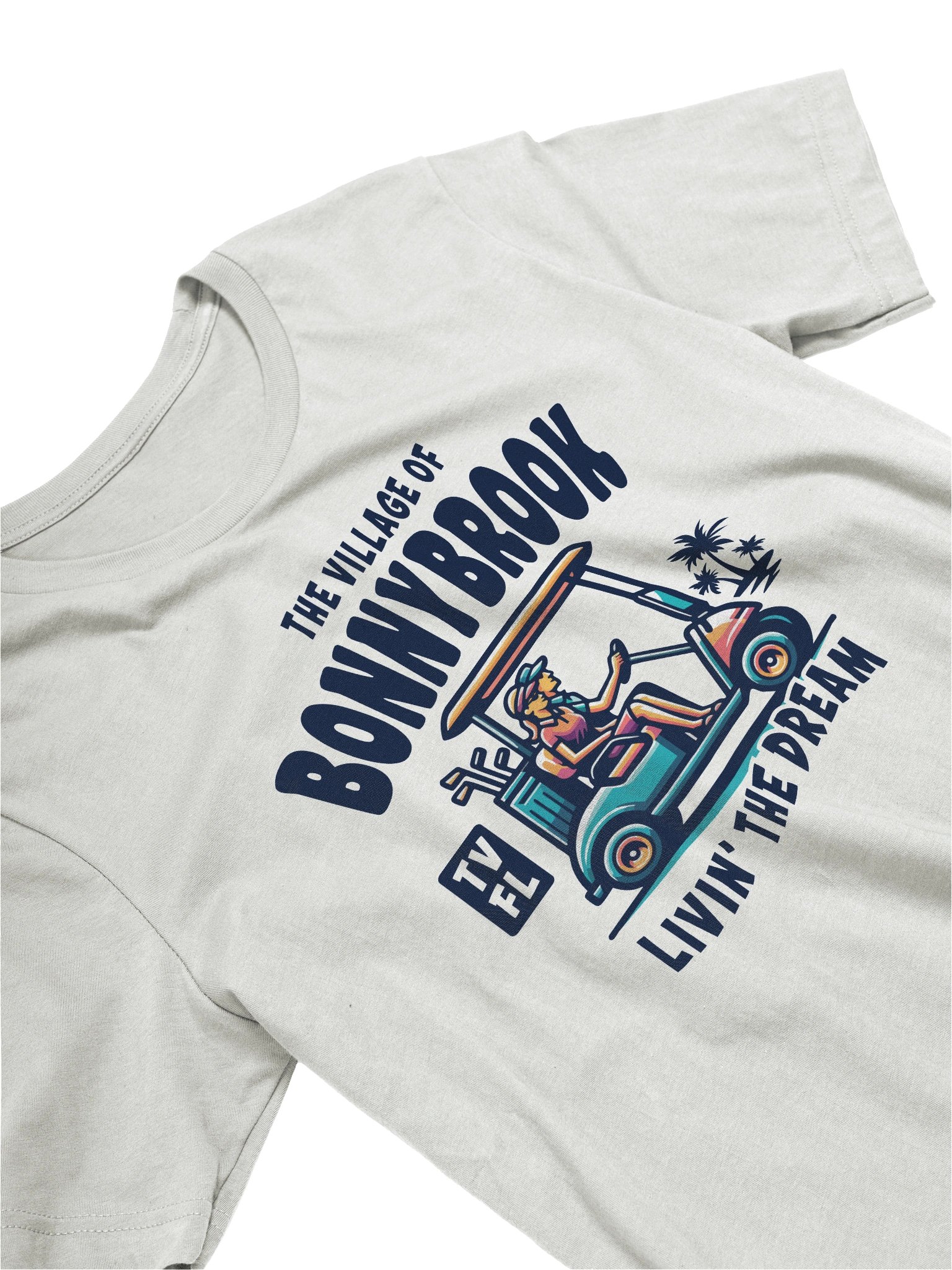 The Village of Bonnybrook TV FL Golf Cart Design T-Shirt product image (22)