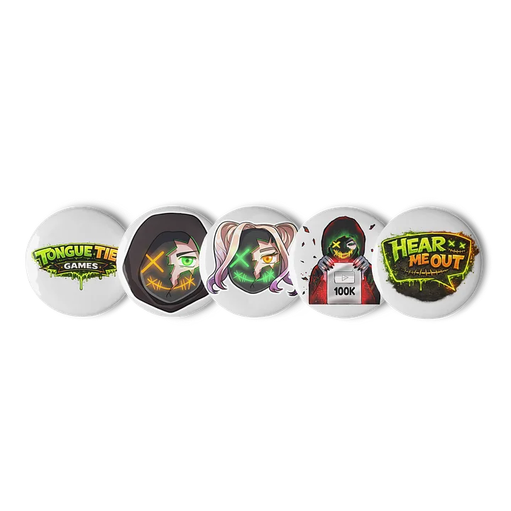 5 Set of TTG Pins product image (1)
