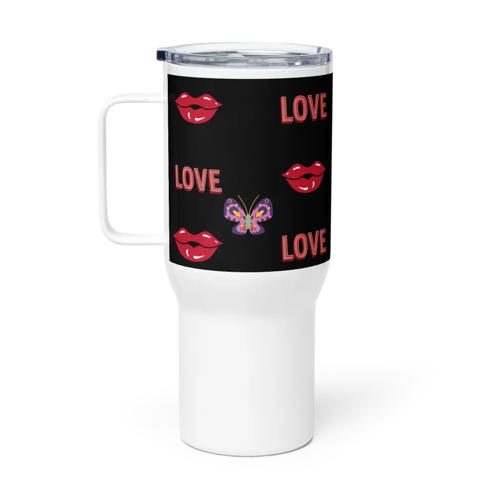 Love and Flutter Travel Mug product image (1)
