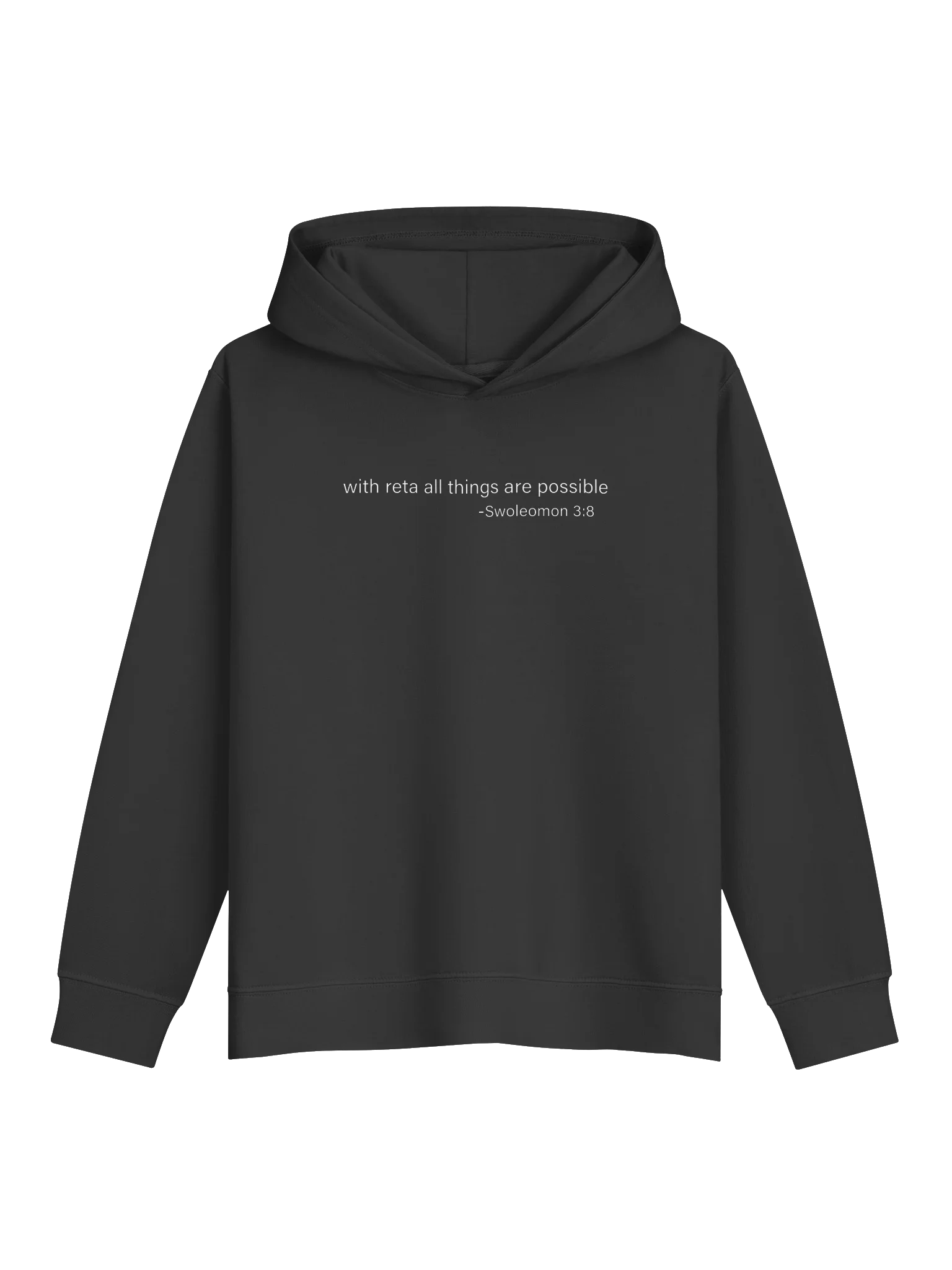 reta verse - black hoodie product image (1)