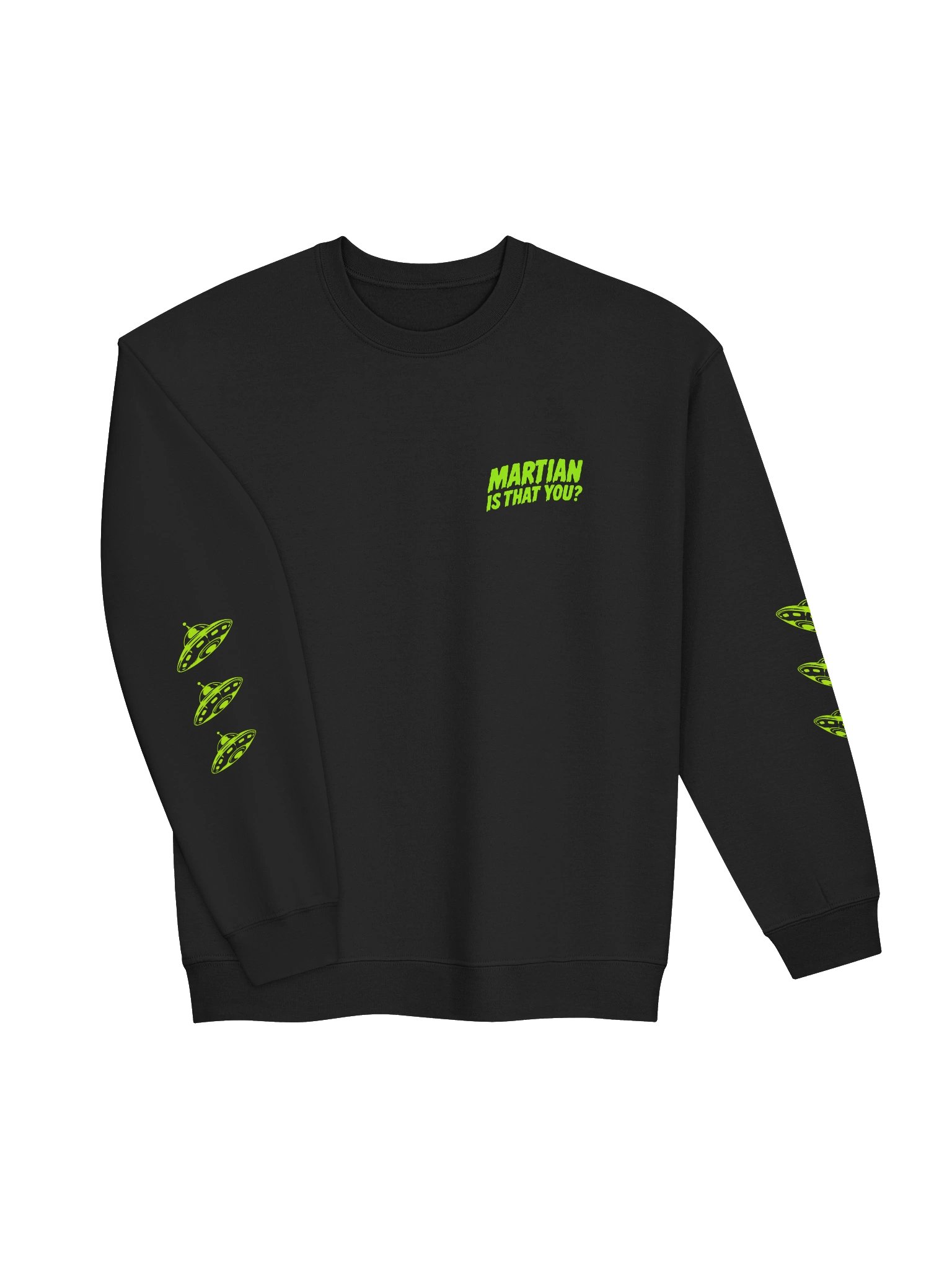 ALIEN GREEN IS THAT YOU? CREWNECK product image (3)