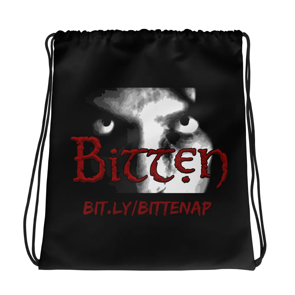Bitten Drawstring Bag product image (1)