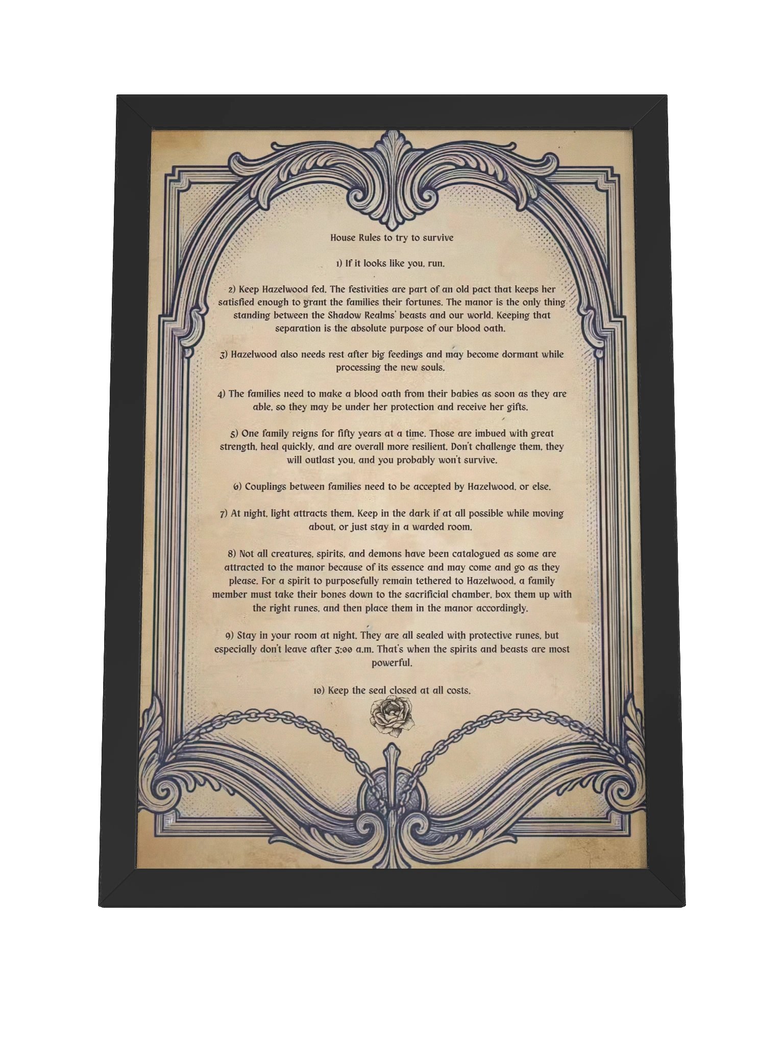 Vibrant Ayous Wood Framed Matte Poster product image (4)