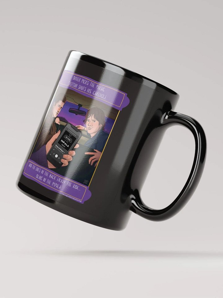 Backseat Black Mug - Bangs and Bingos and Tags and Tropes product image (3)