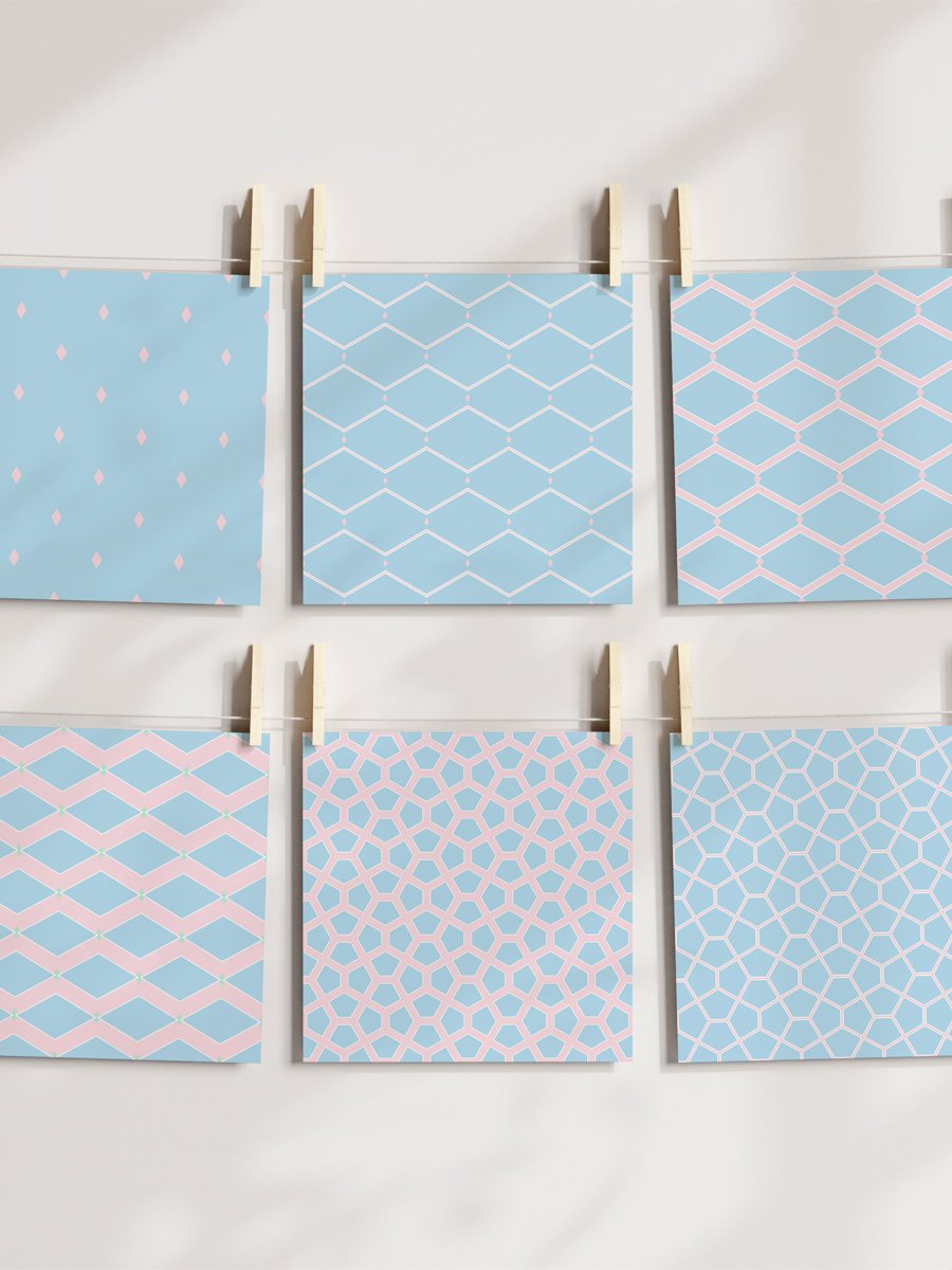 Abstract Pastels Pattern Pack 15 - May product image (5)