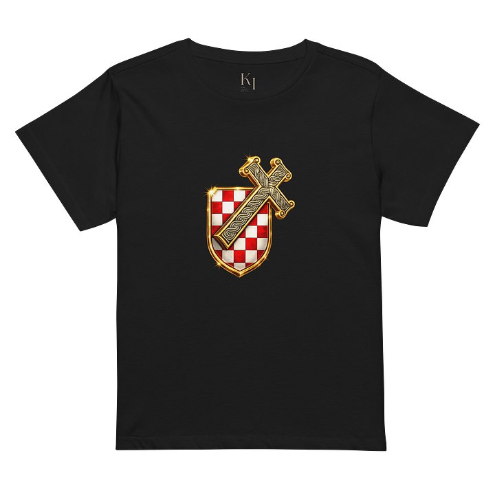ZLATNI KRIŽ HRVATSKOG ZAVJETA -ŽENSKA MAJICA KRATKIH RUKAVA product image (2)