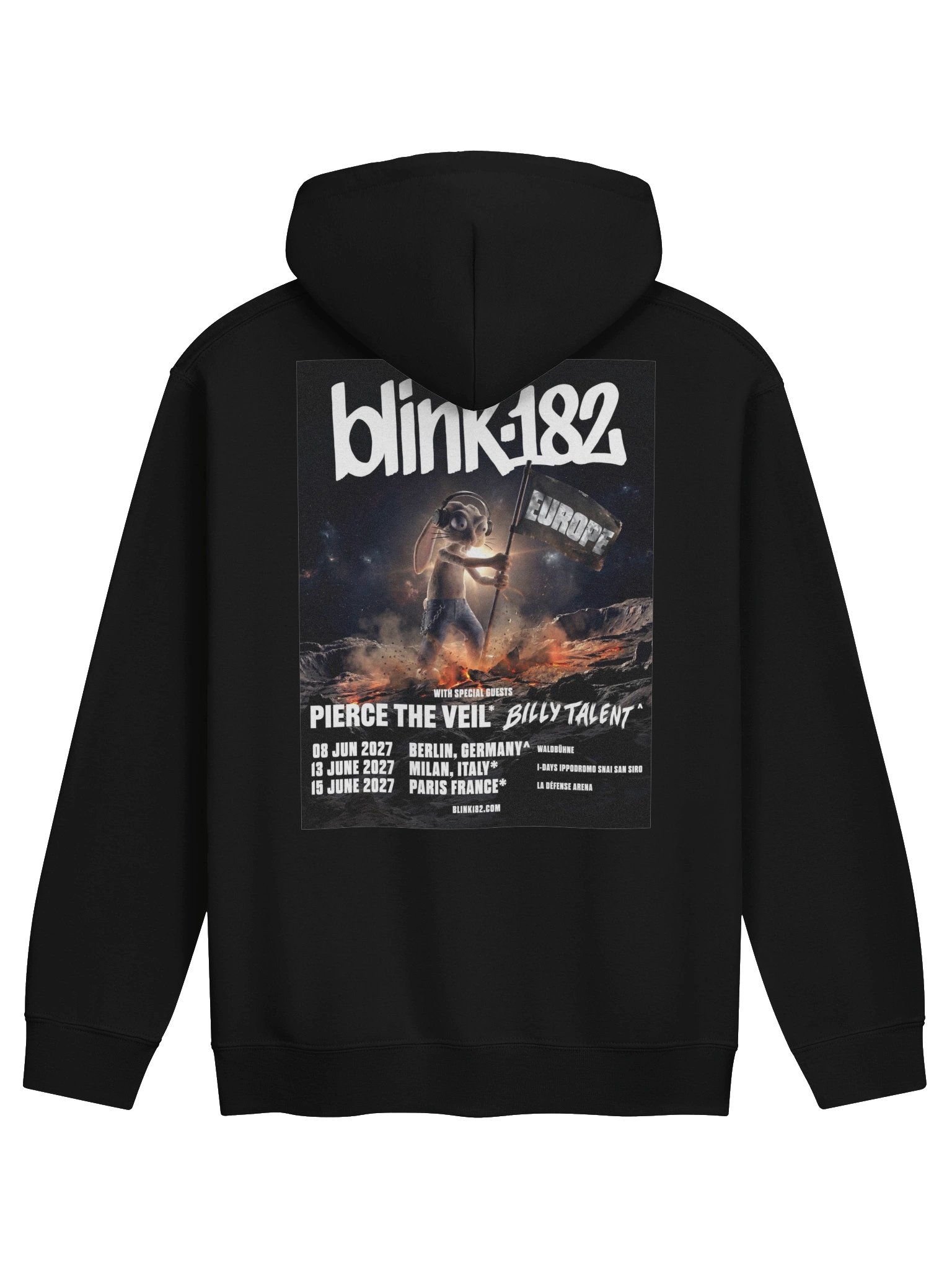 Blink-182 Europe Tour 2027 Merch Hoodie product image (2)