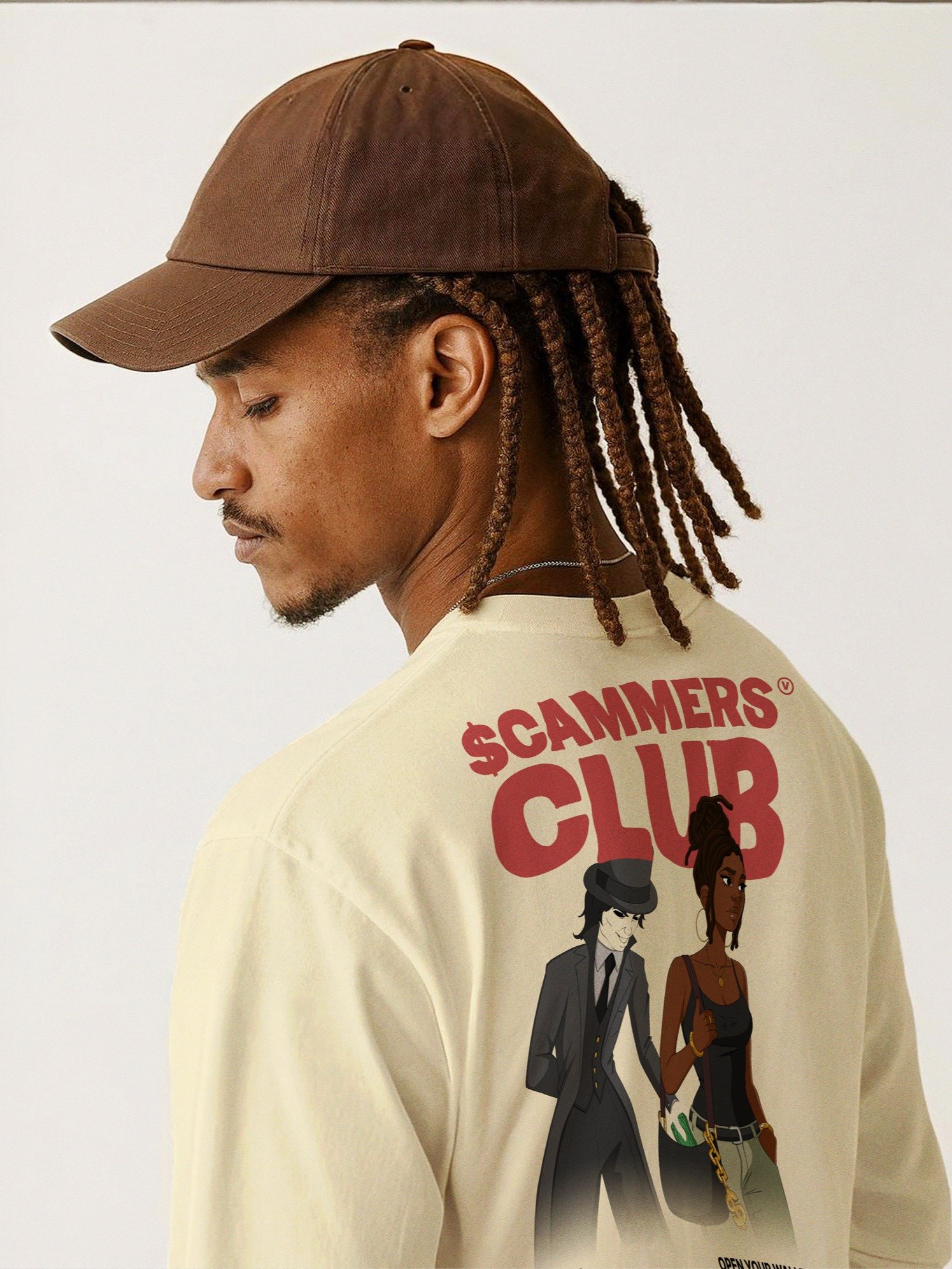 The Scammers Club "Sleight of Hand" Limited Tee (in the Light) product image (1)