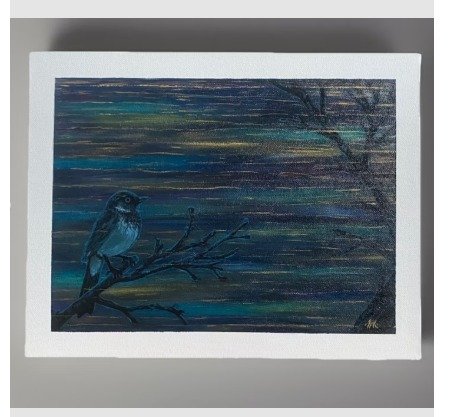 End the day in a wash of calm. 🌙 

'Midnight Dreams' is all about those deep blues and soothing brushstrokes. It’s the perfec...